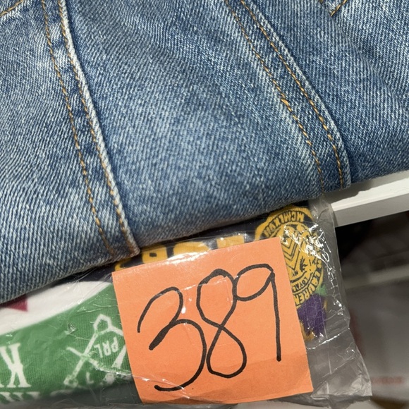 Versona NWT! Med Wash Color Denim Mini Skirt - Picture 11 of 11